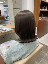 シンス(Since)&nbsp;オリーブベージュ/柔ベージュ/切りっぱなしボブ/夏目寧々