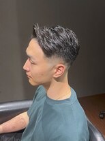 ビーダンディー(Bee dandy) ビジネススキンフェード フォーマルショート 七三オールバック