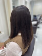 リファインド ギフト ヘアー ステージ(Refined gift HAIR STAGE) セミロング縮毛矯正フローディア髪質改善レイヤー