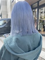 ヘアーメイクオズ(hair make O/S)&nbsp;《kaito》ペールブルーカラー☆