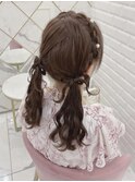 編み込みリボンヘア＊まゆ
