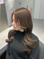 アルドーレフィエロ シンサイバシ(Ardore fiero shinsaibashi)&nbsp;顔まわり小顔レイヤー☆韓国風巻き【小山田繭】20代30代40代