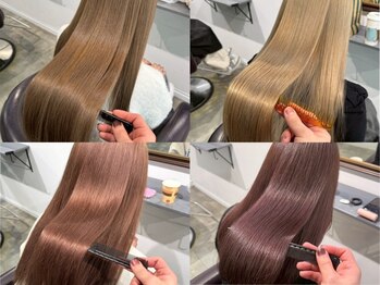 イリ 梅田(ili)の写真/髪質や仕上がり感に合わせ、薬剤をチョイスして最適なケアを☆種類も豊富でオーダーメイドできる◎