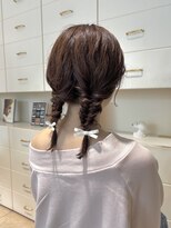 ビーハイブ 仙台駅前店(Behive)&nbsp;フィッシュボーン×アレンジ×ミディアム