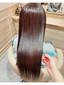 アンド ラ ブランシュ(&.La Blanche) チェリーブラウン/ホワイトグレージュ/美髪/髪質改善