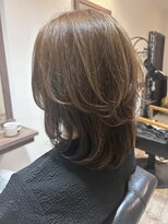 ケートゥレス(K-tres)&nbsp;ベージュカラー＋レイヤーカット