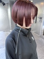 エメ 大宮(Aime)&nbsp;髪質改善ボルドーカラー似合わせミニボブ　Aime大宮