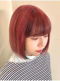 sakura pink/アンブレラカラー×ボブ