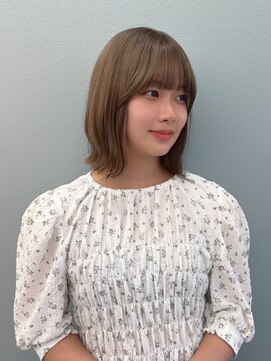 ケシキ(keshiki) 【ベージュカラー】ブリーチ/ハイトーン/ミディアムレイヤー