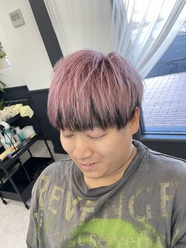 ログ(LOG) メンズ◎ブリーチ◎デザインカラー◎高松