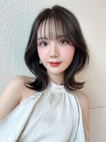 アフロート エル 錦糸町(AFLOAT L)&nbsp;20代小顔に見える！くびれレイヤー × オリーブグレージュ