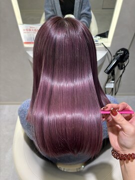 アプリ 南浦和(appri) アンブレラカラー/ピンクラベンダー/艶髪/髪質改善/南浦和