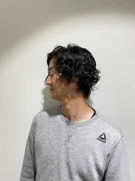 アンド グラフ(& Graph.) メンズカット 無造作パーマ