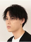 ツイストスパイラルパーマ韓国センターパート七三分け20代30代