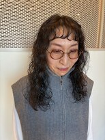 アン アイズ(ann EYES)&nbsp;トラッドレイヤーオン眉パーマ強めウェーブ/20代30代40代