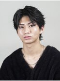 フェザーウルフ フェザーパーマ フェザーショート メンズパーマ
