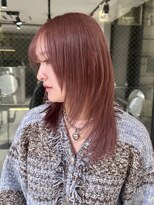 シンシェアサロン 原宿店(Qin shaire salon)&nbsp;レイヤー×ピンクベージュ