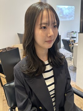 メリル(Melil) 顔周りレイヤー/オリーブグレージュ