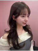【LICCA 伊崎優李】韓国ヘア/レイヤーカット/前髪/姫カット