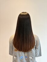 ペスカケイクリエイティブ(PESCA K-CREATIVE) 髪質改善縮毛矯正×艶グラデーションロング