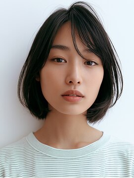 ロディーナコク 大口 新子安(rodina.coc) ミルクティーブロンド/ダークブルー/デジタルパーマ/大口新子安