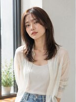 ドット ヘアー ジェム(dot.hair gem) ウルフレイヤー/レイヤーミディ/アッシュブラウンカラー