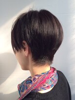 ラグ(log)&nbsp;センターパート×暗髪ベビーショート！