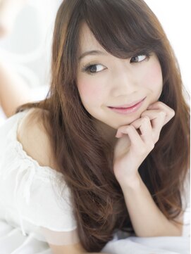 ロンド ルージュ 銀座店(Lond rouge) 【Rouge】起きたてなおフェロを感じる流し前髪ヘルシーロング☆