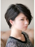 大人ショートボブ