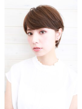 オーシャン(Ocean) [OCEAN Hair&Life]耳かけ☆フォギーベージュ☆マッシュショート