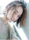 ワンカールボブ_クールショートピンクベージュボブルフ_38088