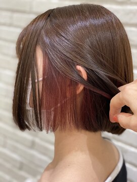 ヘアーズ 住吉店(HAIRZ) 《HAIRZ》大岩真弓☆愛されインナー(^^)くすみピンク!