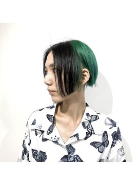 プランクスター(prankster) [prankster]フロントブラック×バックグリーンのツートンカラー