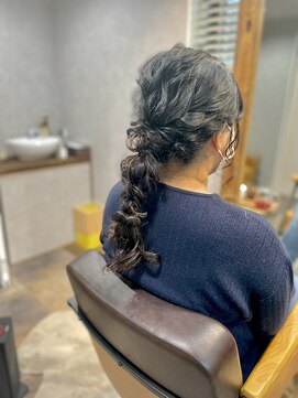 ベルトオブヴィーナス(Belt of venus) ルーズ編みおろし