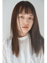 パール(PearL)&nbsp;【PearL】さらツヤストレート×マロンブラウンカラー