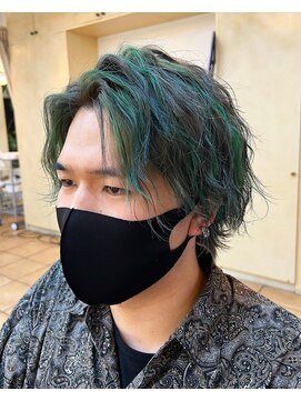 ジョリエス 目白店(Joliesse) Joliesse目白【志満菜々子】ネオウルフ×グリーンメッシュ