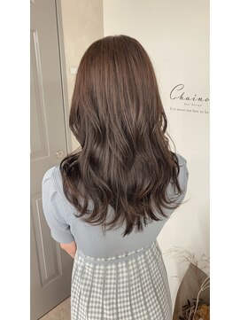 シェノン(Chainon.) 艶髪 ロング 透明感 オリーブブラウン