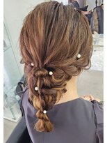 編みおろし☆ヘアセット/ヘアメイク/渋谷/表参道/外苑前/東京