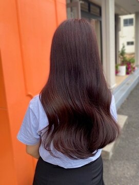 エルベ 千波店(elve) 大人気！暖色カラー×韓国巻き♪