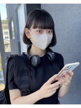 ナループロア ルームー(Nalu pu loa ROOMOO) ゆるまきタッセルカット/タッセルカット/タンバルモリ/韓国ボブ