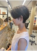 ショートボブパーマ20代30代40代イヤリングカラー大人可愛い