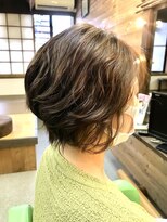 隠れ家美容室 雅 ショートニュアンスパーマ