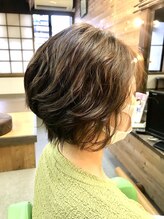 隠れ家美容室 雅 ショートニュアンスパーマ