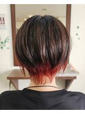 暖色インナーカラー
