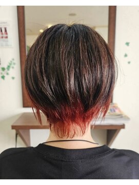 パームヘアー(Palm hair) 暖色インナーカラー
