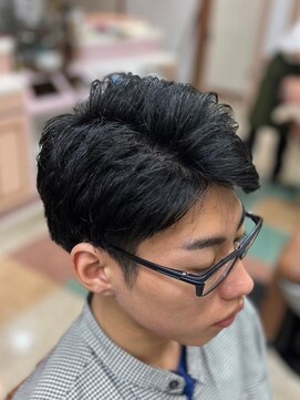 アポロカットステージ 相模大野店 アップバング/ツーブロックマッシュ<理容室>[メンズ/相模大野]