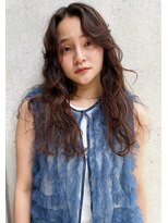 レジュアル(RESSUAL)&nbsp;デザインカラーレイヤーカットウェットヘア夏オリーブベージュ