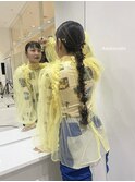 ヘアセット/アレンジ/韓国顔まわり/熊本美容室/下通り