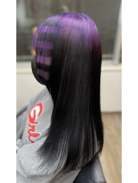 リブレ(Rebre) Violet×Off Black＊Roots×Border Color☆☆