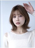 20代30代大人かわいい小顔くびれレイヤーカット前髪ボブウルフ